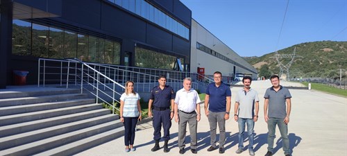 Kaymakamımız Sayın Adem Öztürk, Eczacıbaşı Fabrikasını Ziyaret Etti.
